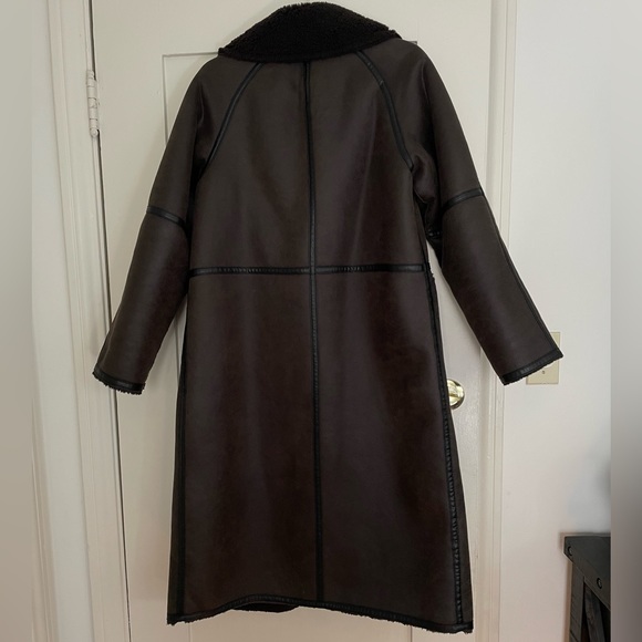 Zara Double-Faced Reversible Coat - Picture 5 of 9